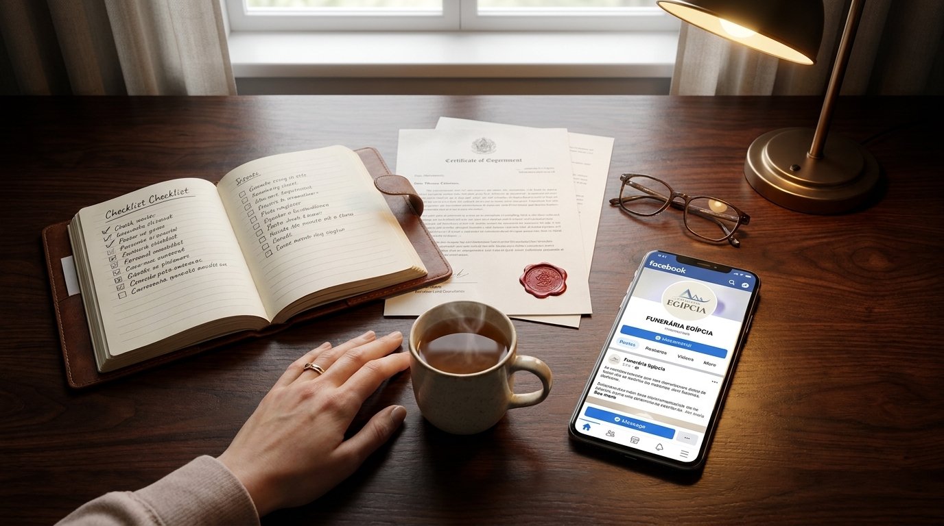 Checklist Pós-Funeral Cancelamento de Documentos, Contas e Redes Sociais